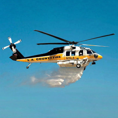 MOC - 208046 S - 70 Aerial Firefighting Helicopter Building Blocks - LesDiy - Building Blocks