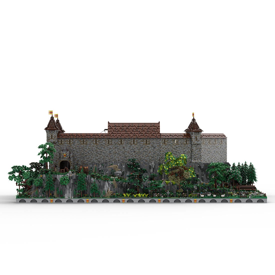 MOC - 208147 Landscape Expansion 1 Bundle - Castle Hohengeroldseck Building Blocks - LesDiy - Building Blocks