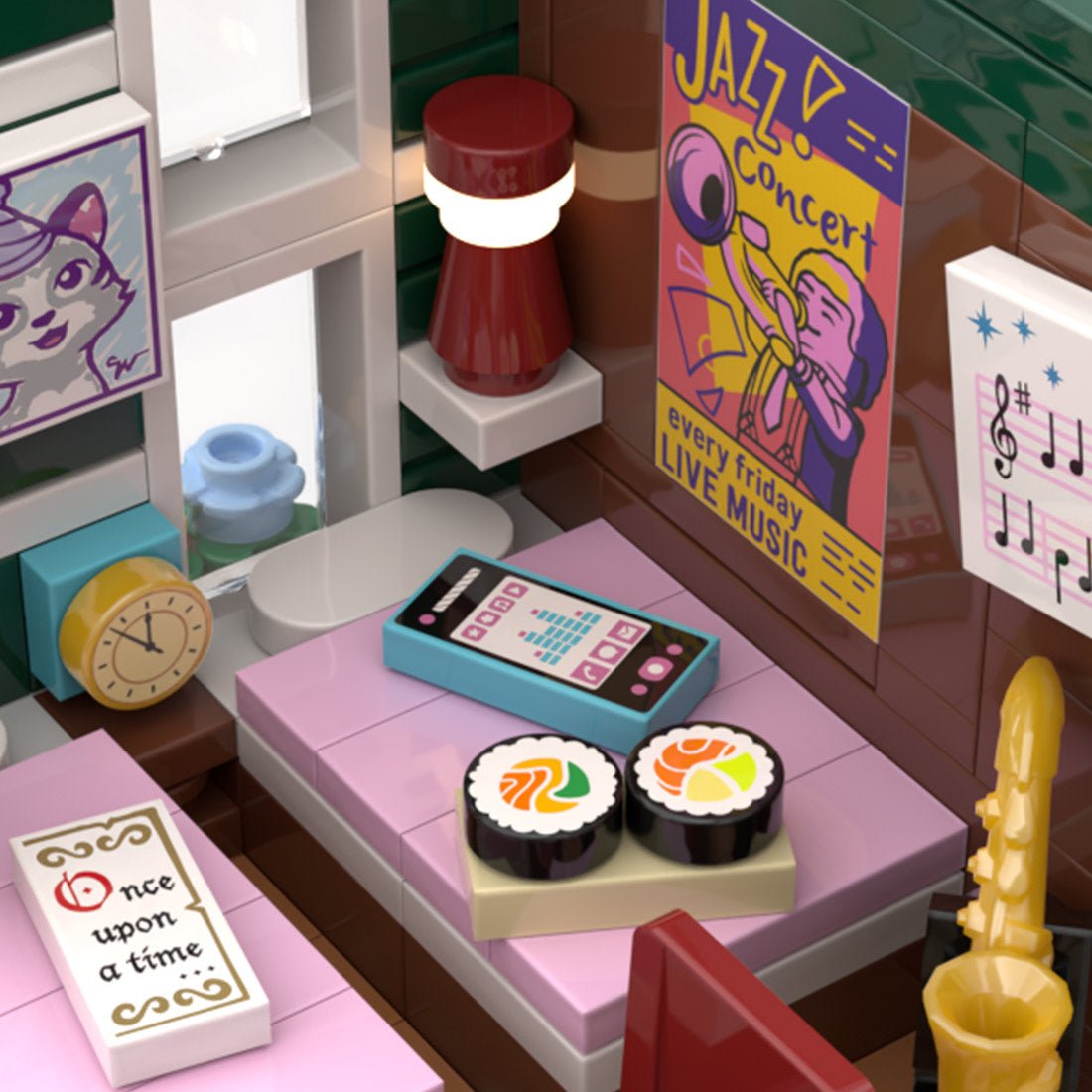 MOC - 208307 Monument Square - Dutch Quarter Building Blocks - LesDiy - MOC