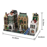 MOC - 208307 Monument Square - Dutch Quarter Building Blocks - LesDiy - MOC