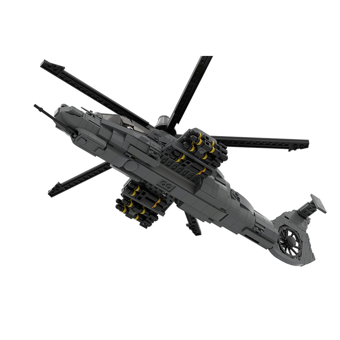 MOC - 208482 1/35 Scale RAH - 66 Comanche Stealth Helicopter Building Blocks Set - LesDiy - Building Blocks