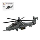 MOC - 208482 1/35 Scale RAH - 66 Comanche Stealth Helicopter Building Blocks Set - LesDiy - Building Blocks