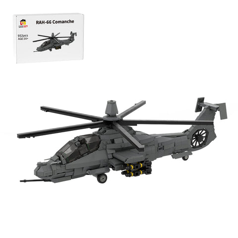 MOC - 208482 1/35 Scale RAH - 66 Comanche Stealth Helicopter Building Blocks Set - LesDiy - Building Blocks