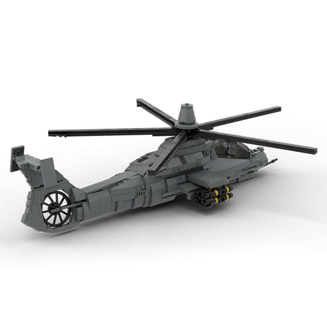 MOC - 208482 1/35 Scale RAH - 66 Comanche Stealth Helicopter Building Blocks Set - LesDiy - Building Blocks