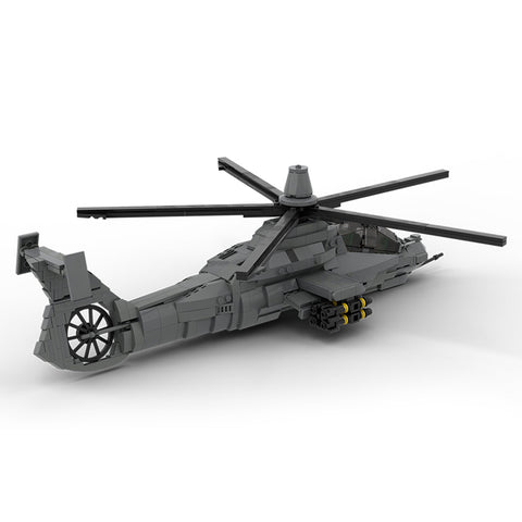 MOC - 208482 1/35 Scale RAH - 66 Comanche Stealth Helicopter Building Blocks Set - LesDiy - Building Blocks