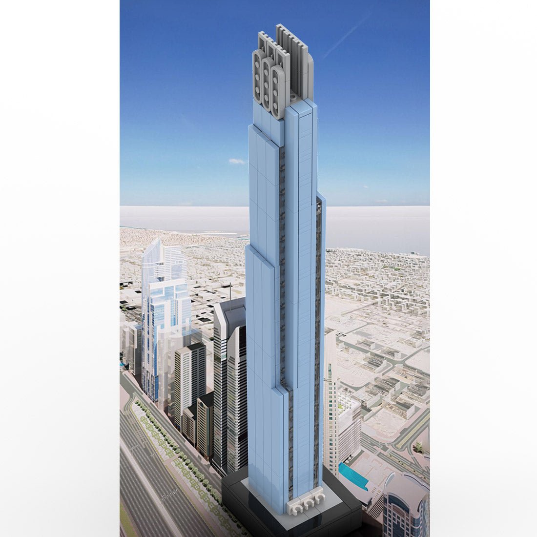 MOC - 208773 Burj Azizi Building Blocks - LesDiy - Building Blocks