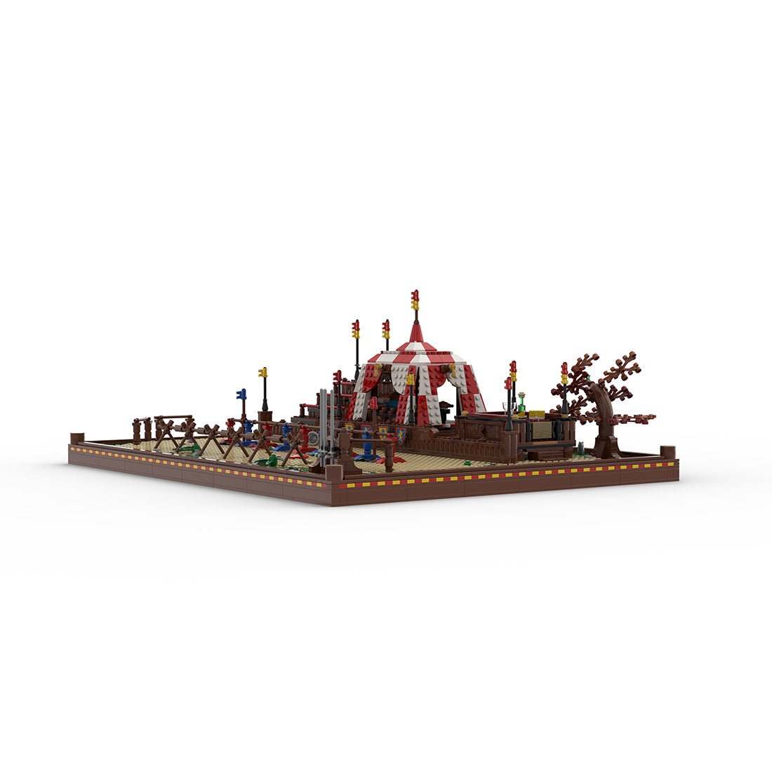 MOC - 208896 Jousting Tourney - Medieval Village Diorama Building Blocks - LesDiy - Building Blocks