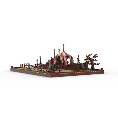 MOC - 208896 Jousting Tourney - Medieval Village Diorama Building Blocks - LesDiy - Building Blocks
