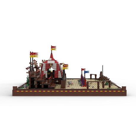 MOC - 208896 Jousting Tourney - Medieval Village Diorama Building Blocks - LesDiy - Building Blocks