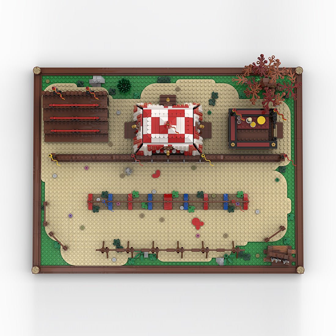 MOC - 208896 Jousting Tourney - Medieval Village Diorama Building Blocks - LesDiy - Building Blocks