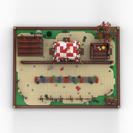 MOC - 208896 Jousting Tourney - Medieval Village Diorama Building Blocks - LesDiy - Building Blocks
