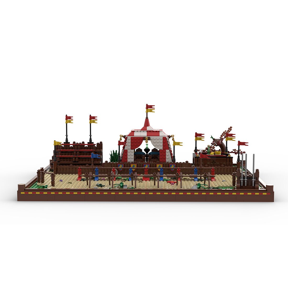MOC - 208896 Jousting Tourney - Medieval Village Diorama Building Blocks - LesDiy - Building Blocks