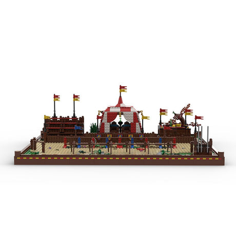 MOC - 208896 Jousting Tourney - Medieval Village Diorama Building Blocks - LesDiy - Building Blocks