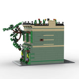MOC-209268 Green Ivy Flower Shop Modular Building Blocks-LesDiy-MOC-