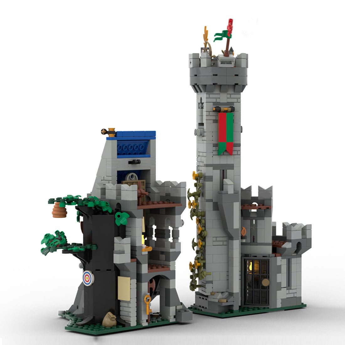MOC-209693 Hidden Grove Stronghold Variant Building Blocks-LesDiy-MOC-