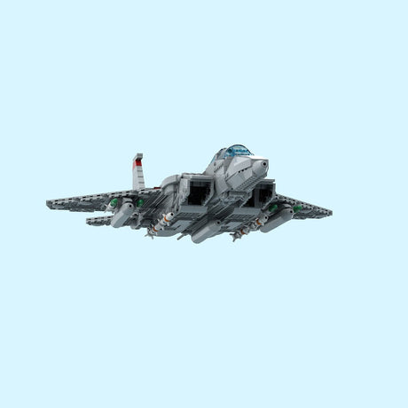 MOC - 210105 F - 15D Eagle Building Blocks - LesDiy - Building Blocks