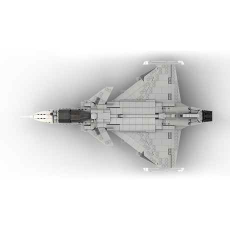 MOC - 210715 Saab | JAS - 39 E GRIPEN - 1:35 Scale Building Blocks - LesDiy - Building Blocks