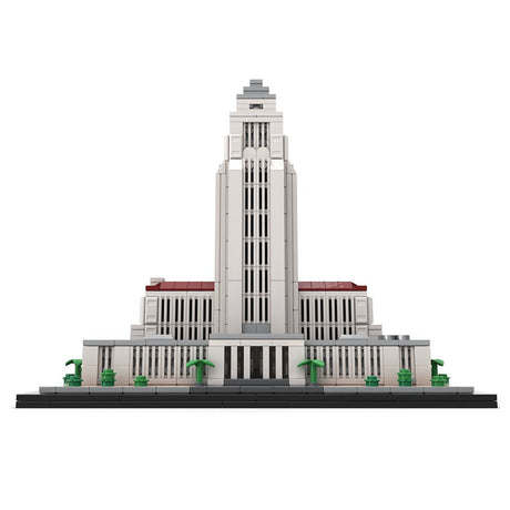 MOC - 211470 Los Angeles City Hall - 1/800 Scale Building Blocks - LesDiy - Building Blocks - 