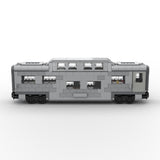 MOC-212051 Santa Fe Double-Decker Canopy Passenger Train Car Building Blocks-LesDiy-Locomotive-