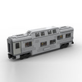 MOC-212051 Santa Fe Double-Decker Canopy Passenger Train Car Building Blocks-LesDiy-Locomotive-