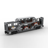 MOC-212051 Santa Fe Double-Decker Canopy Passenger Train Car Building Blocks-LesDiy-Locomotive-