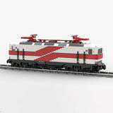 MOC - 212207 Electric Locomotive BR212/243 - Prototype BR212 001 White Lady Building Blocks - LesDiy - Locomotive