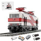 MOC - 212207 Electric Locomotive BR212/243 - Prototype BR212 001 White Lady Building Blocks - LesDiy - Locomotive