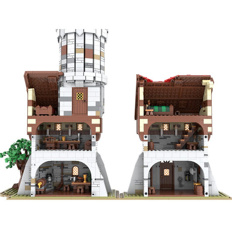 MOC-212258 Medieval Tower Building Blocks-LesDiy-Building Blocks-