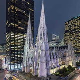 MOC - 212962 St. Patrick's Cathedral 1:800 Scale Building Blocks - LesDiy - Building Blocks