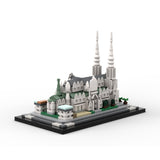 MOC - 212962 St. Patrick's Cathedral 1:800 Scale Building Blocks - LesDiy - Building Blocks