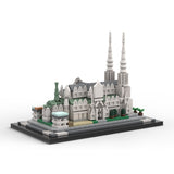 MOC - 212962 St. Patrick's Cathedral 1:800 Scale Building Blocks - LesDiy - Building Blocks