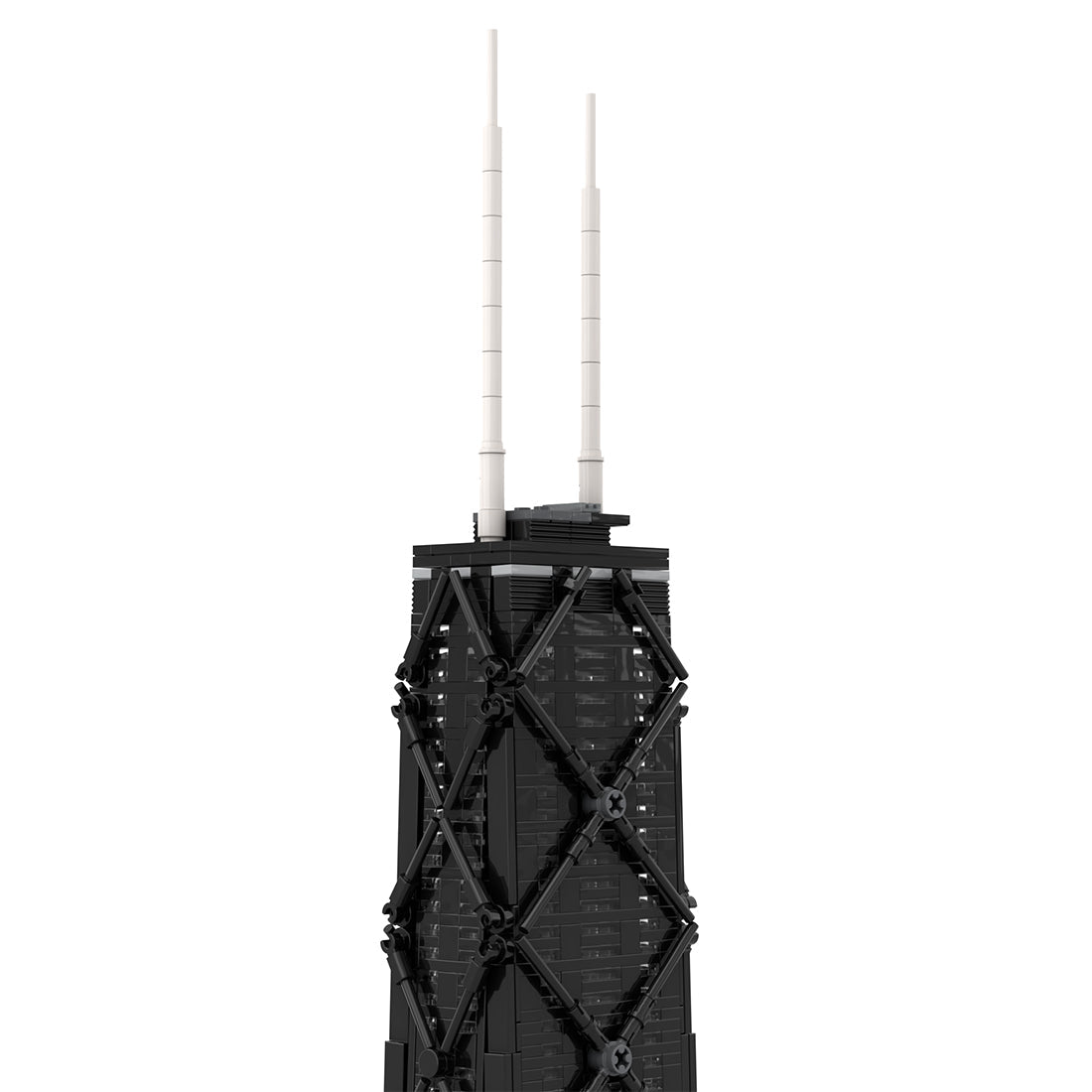 MOC-213080 John Hancock Center 1:800 Scale Building Blocks | LesDiy