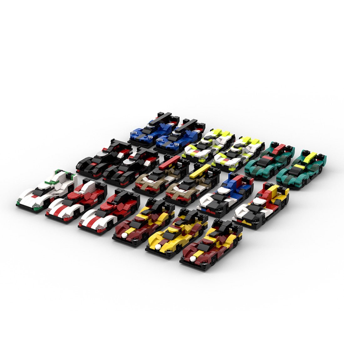 MOC-213123 2025 WEC Hypercar Grid 5 wide building blocks | LesDiy