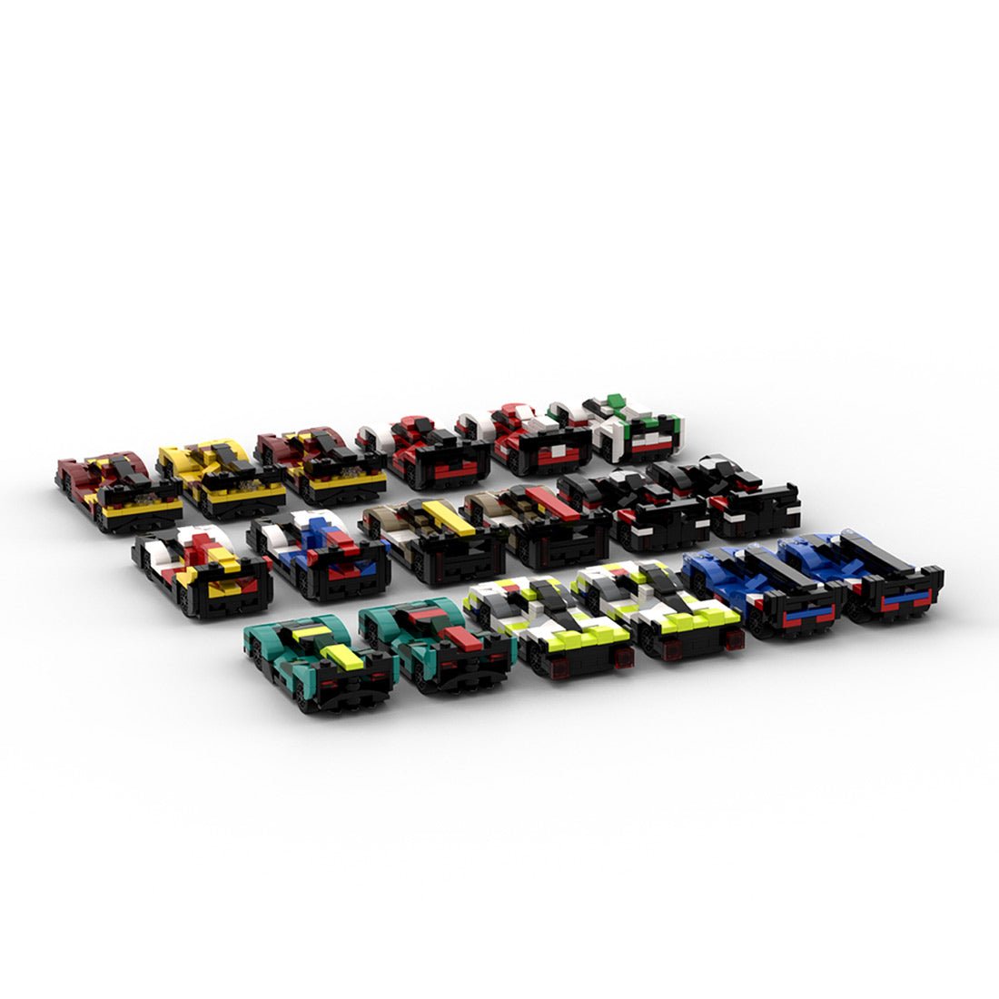 MOC-213123 2025 WEC Hypercar Grid 5 wide building blocks | LesDiy