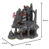 MOC - 213238 Part 2 Medieval Dark Magic Mountain Building Blocks - LesDiy - Building Blocks