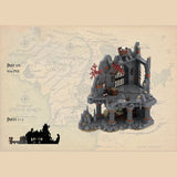 MOC - 213238 Part 2 Medieval Dark Magic Mountain Building Blocks - LesDiy - Building Blocks