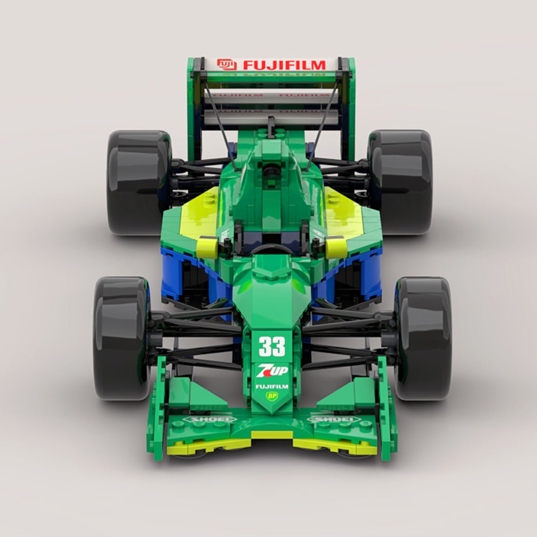 MOC - 213339 1/16 Scale Jordan 191 Race Car Building Blocks - LesDiy - 
