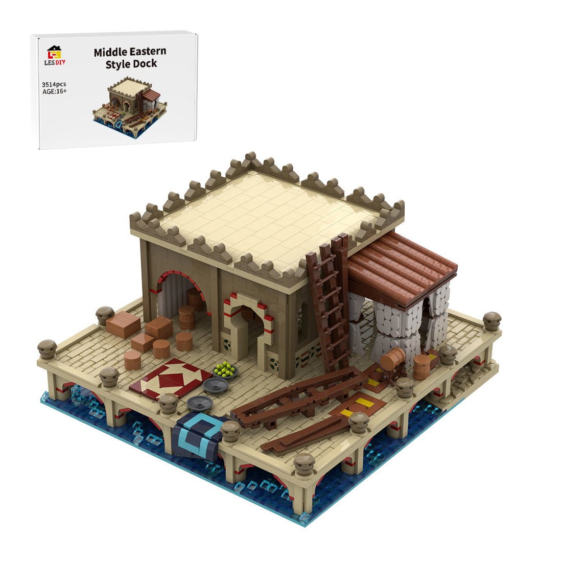 MOC - 213366 Age of Empires - Dock Building Blocks - LesDiy - Building Blocks