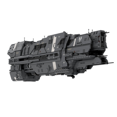 MOC - 213777 Valiant - class super - heavy Cruiser - UNSC Terminus Building Blocks - LesDiy - building blocks