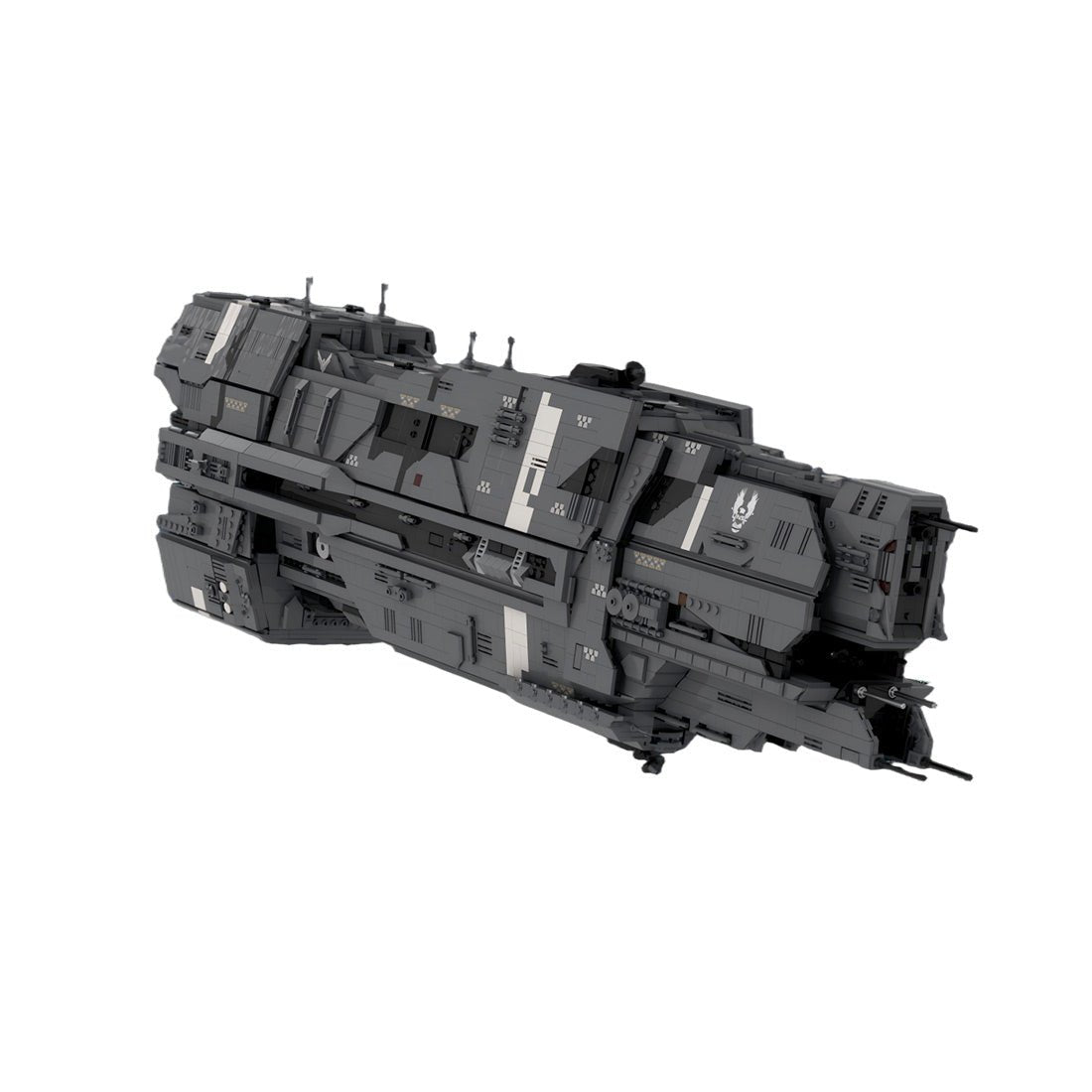 MOC - 213777 Valiant - class super - heavy Cruiser - UNSC Terminus Building Blocks - LesDiy - building blocks