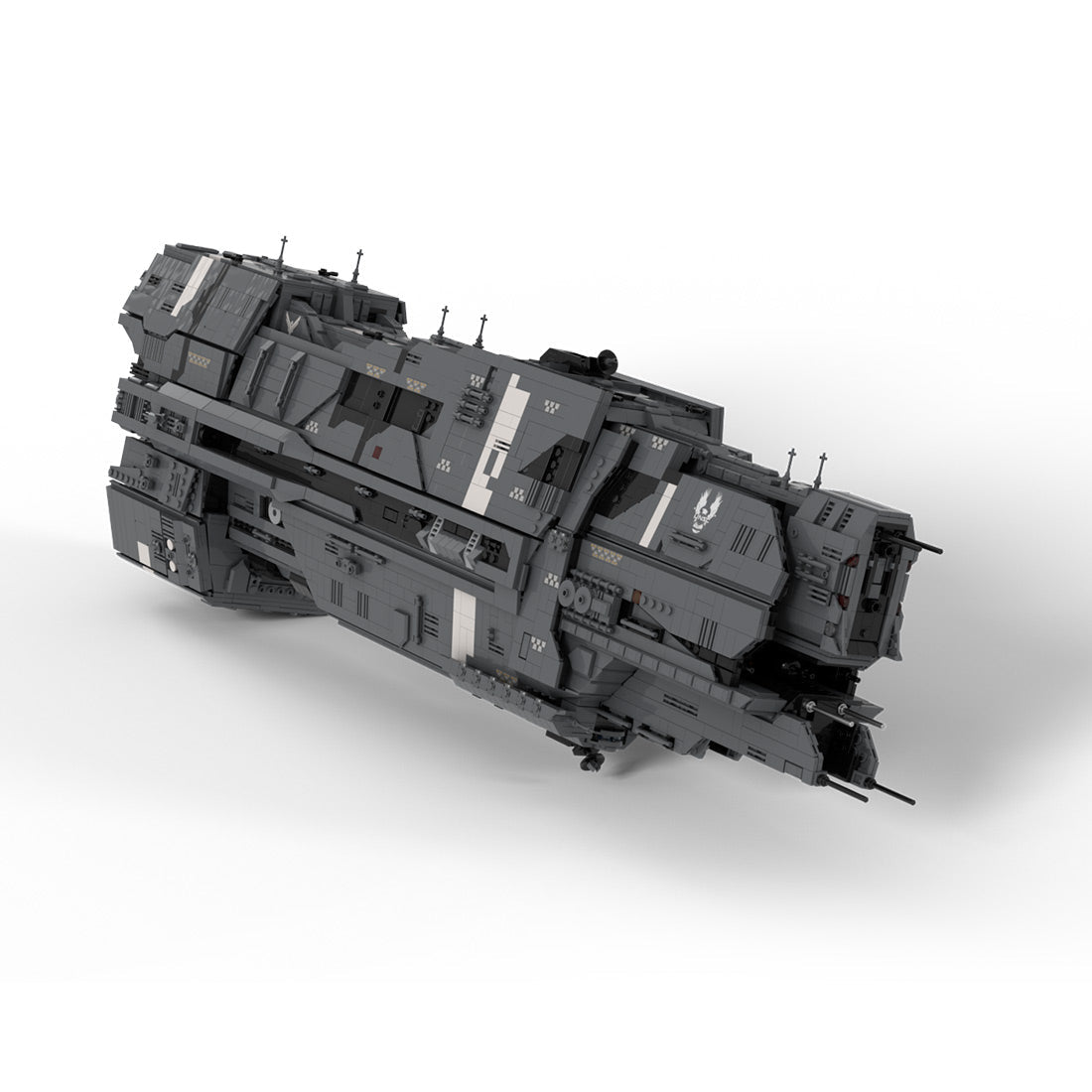 MOC - 213777 Valiant - class super - heavy Cruiser - UNSC Terminus Building Blocks - LesDiy - building blocks