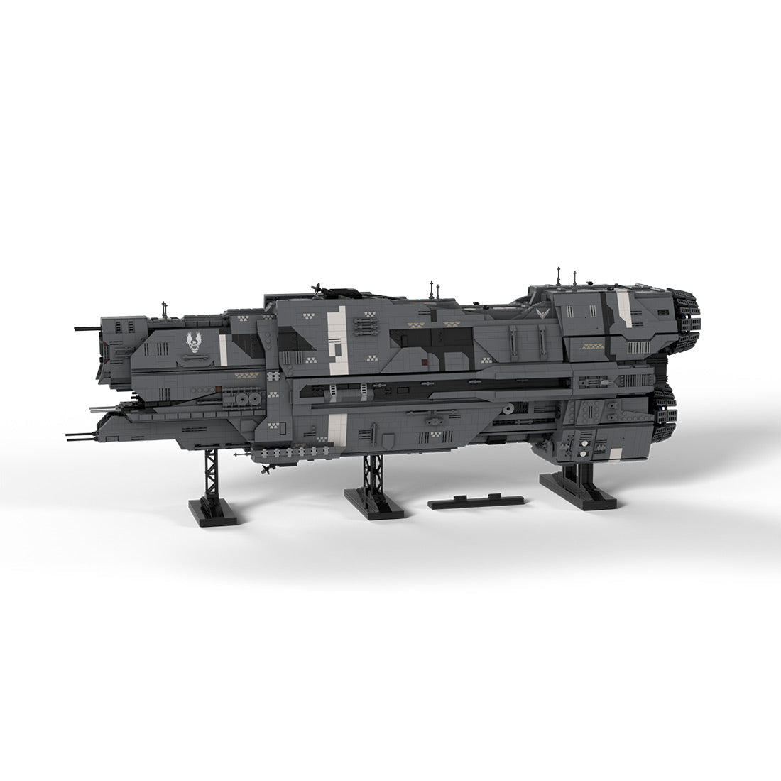 MOC - 213777 Valiant - class super - heavy Cruiser - UNSC Terminus Building Blocks - LesDiy - building blocks