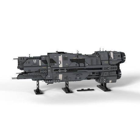 MOC - 213777 Valiant - class super - heavy Cruiser - UNSC Terminus Building Blocks - LesDiy - building blocks