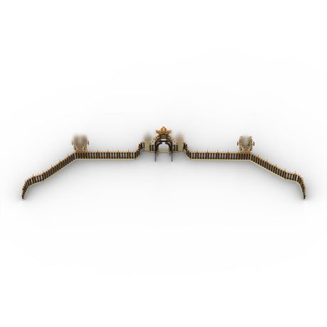 MOC-214157 Château de Versailles Part 5 “Grilles d'Honneur” Building Blocks-LesDiy-MOC-