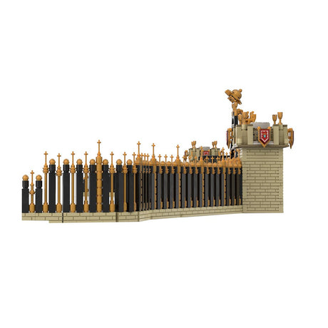 MOC-214157 Château de Versailles Part 5 “Grilles d'Honneur” Building Blocks-LesDiy-MOC-