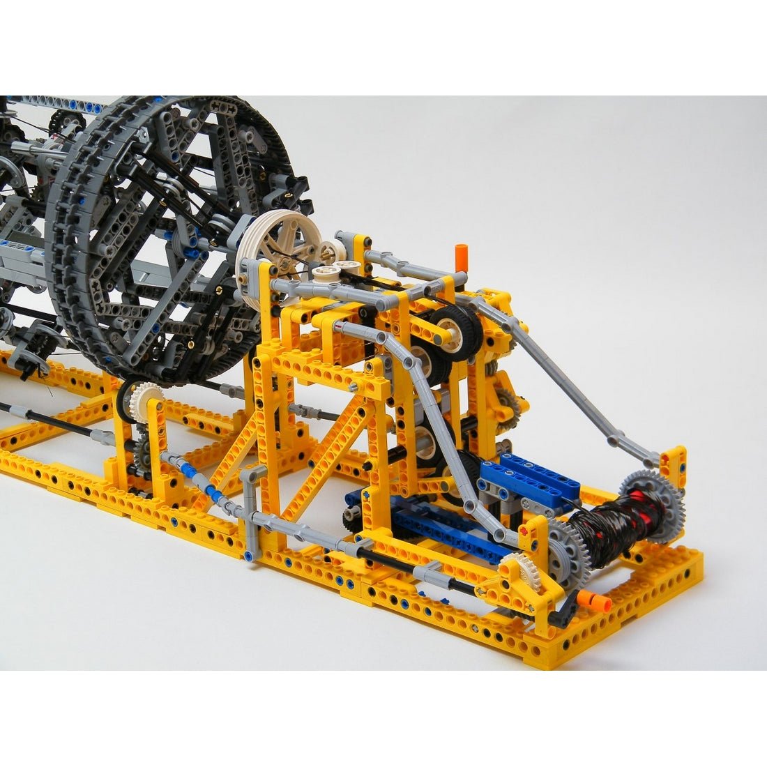 MOC-2142 Nine-Spool Motorized Braiding Machine Building Blocks-LesDiy-MOC-