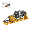 MOC-2142 Nine-Spool Motorized Braiding Machine Building Blocks-LesDiy-MOC-