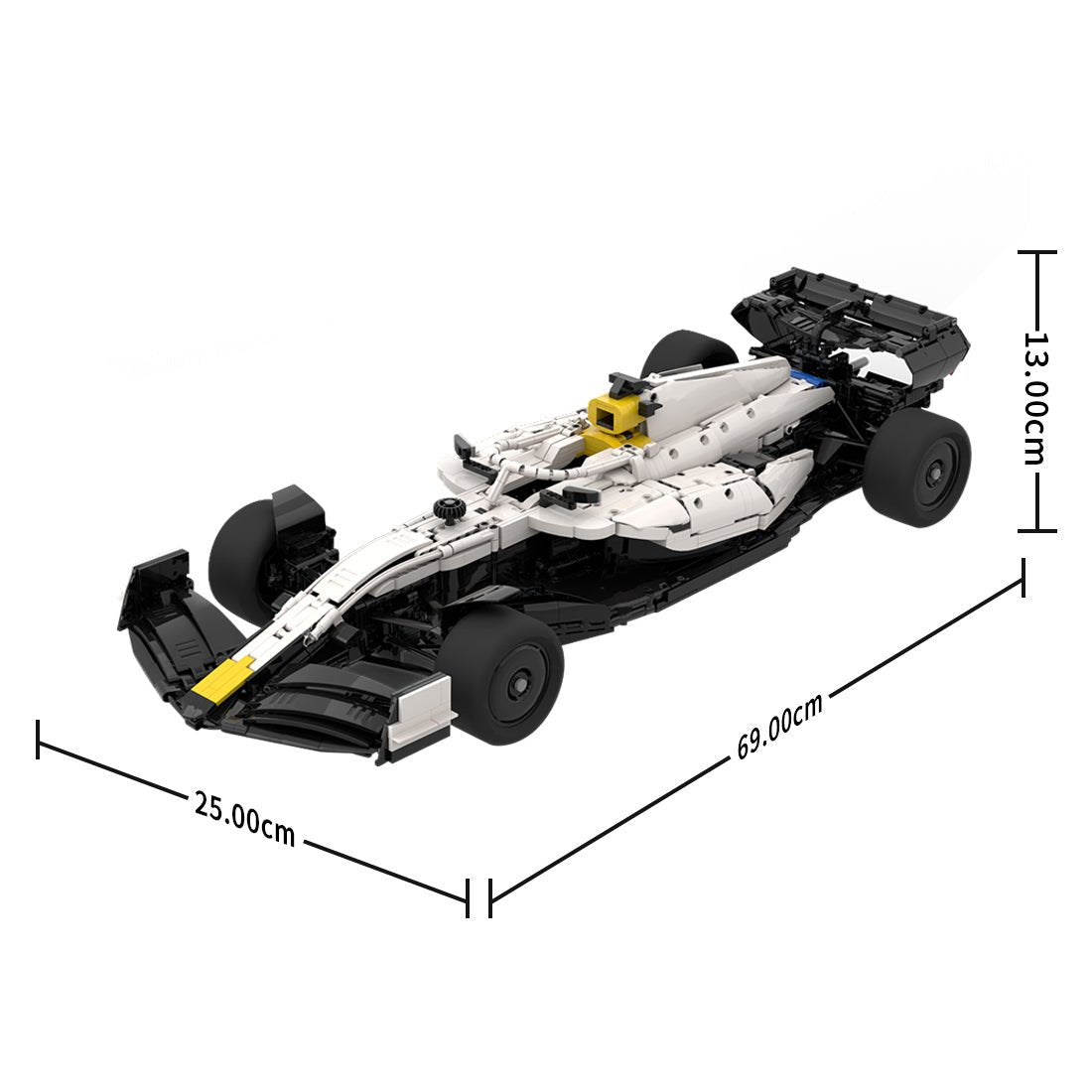 MOC - 214433 Visa Cash App RB Formula One Team VCARB02 1:8 Scale Building Blocks - LesDiy - Building Blocks