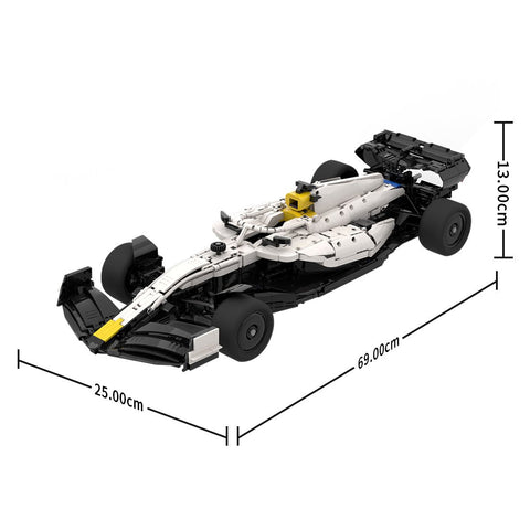 MOC - 214433 Visa Cash App RB Formula One Team VCARB02 1:8 Scale Building Blocks - LesDiy - Building Blocks