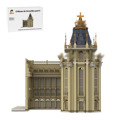 MOC-214445 Château de Versailles Part 6 “Chapelle Royale” Building Blocks-LesDiy-MOC-